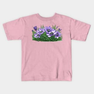 Anemone Flowers Kids T-Shirt